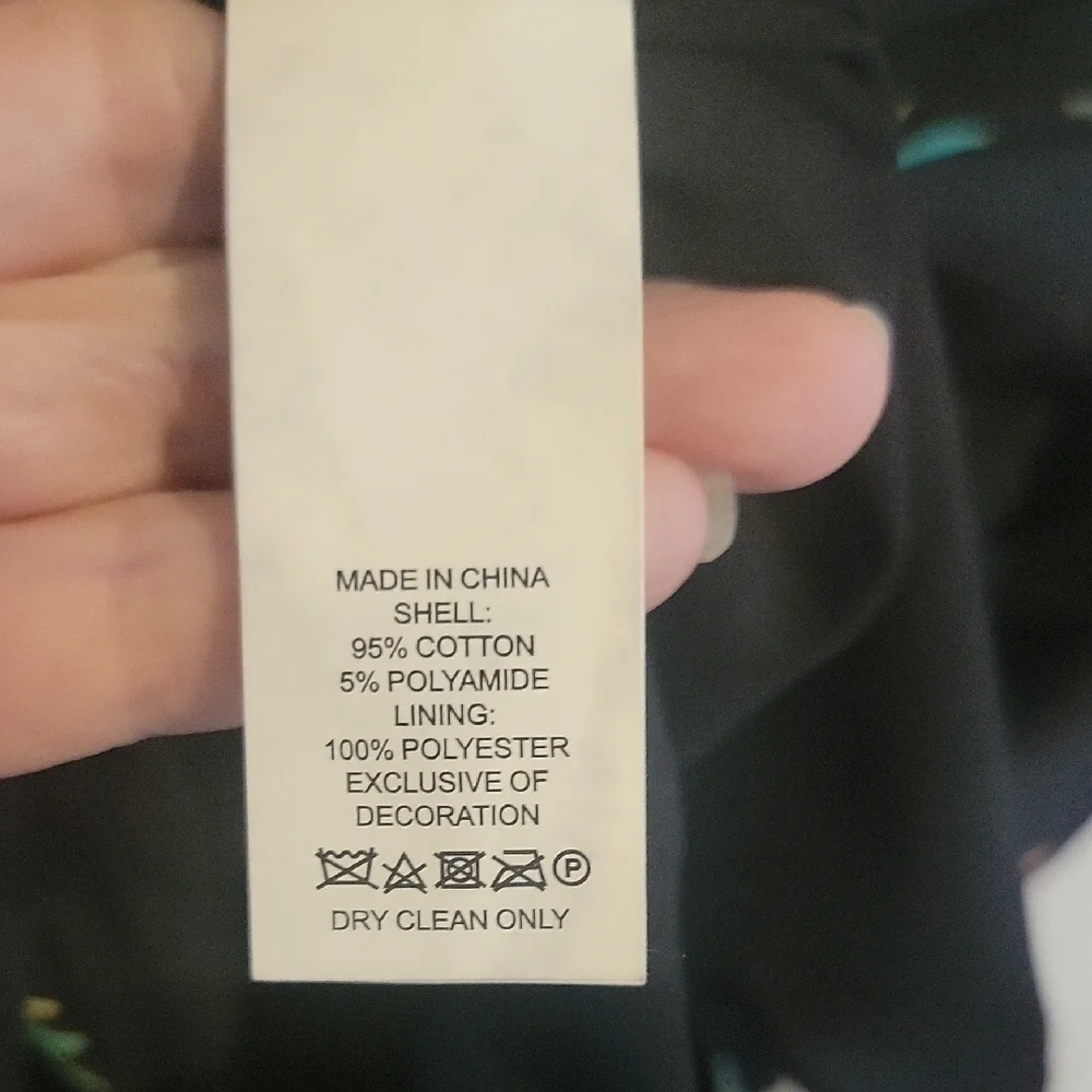 Kate Spade Sz2 Black Sleeveless Lux Party Dress with Colorful Trim Accents
